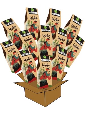 Lazika (Avantajlı 12'li Set) Siyah Çay (400g*12)-İlk Hasat Mayıs Çayı,2.5 Yaprak, Tozsuz Çay