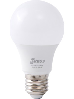 Orbus 9W 800LM E27 3'lü LED Ampul - 6400K - Beyaz Işık