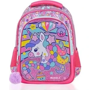 Okul Çantası Happy Unicorn Pembe Mu 6443 / Muggle