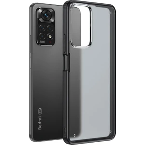 Xiaomi Redmi Note 11 Pro 5g Kılıf Frosted Frame Siyah