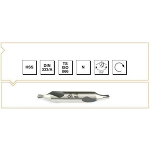 Mte Hss Dın 333/A  Punta Matkabı 1mm