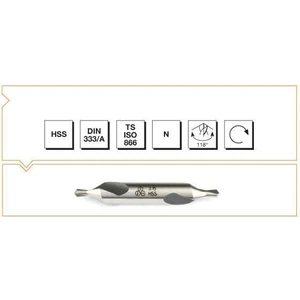 Mte Hss Dın 333/A  Punta Matkabı 2,5mm