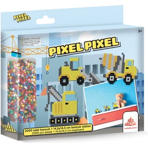 Pixel Pixel Boncuk Etkinlik Seti-Inşaat Araçları BBU29-09