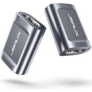 HDMI Kablo Çoğaltıcı Çoklayıcı 4K Hdr HDMI Uzatma Konektörü Adaptörü Alüminyum Hdtv, Bilgisayar, Pc, Monitör, Dizüstü Bilgisayar, Projektör, DVD Oynatıcı, Ps 4/3 Için ( 1 ADET) DV0001 Gri