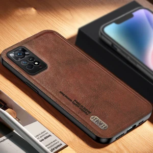 Xiaomi Redmi Note 11 Pro Için Uygundur Vintage Mat Manyetik Emiş Cep Telefonu Kılıfları (Yurt Dışından)