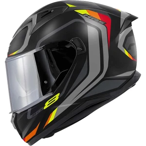 50.8 Mach1 Mat Siyah-Gri-Kırmızı Kask