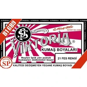 Toz Kumaş Boyası 21 Fes Rengi