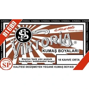 Toz Kumaş Boyası Standart Kahve Orta Renk 18 ile Mükemmel Boyama Deneyimi