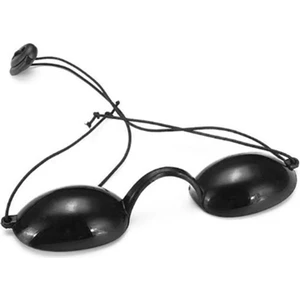 Lazer Epilasyon Danışan Siyah Gözlük Llp Işın Koruyucu Solaryum Hasta Gözlüğü