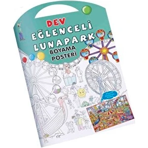 0-6 Yaş Yayınları Eğlenceli Lunapark Dev Boyama Posteri