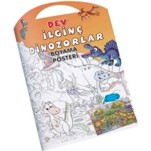 0-6 Yaş Yayınları Ilginç Dinozorlar Dev Boyama Posteri