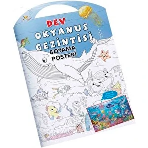 0-6 Yaş Yayınları Okyanus Gezintisi Dev Boyama Posteri