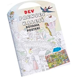 0-6 Yaş Yayınları Prenses Kalesi Dev Boyama Posteri