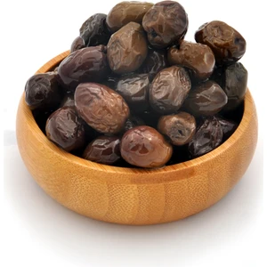 Cerenay Zeytincilik Az Tuzlu Gemlik Yağlı Sele Sofralık Siyah Kahverengi Zeytin 291-320 Kalibre 2 kg