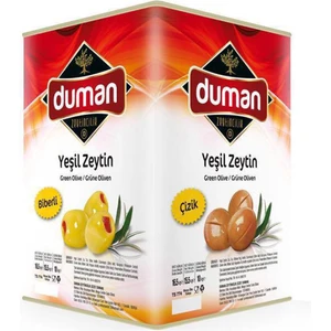 Duman Gurme Çizik Yeşil Zeytin S Boy (320-350) Klb 10 KG
