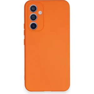 Samsung Galaxy A54 5g Kılıf Nano Içi Kadife  Silikon - Turuncu 300099