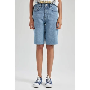 Normal Bel Jean %100 Pamuk Bermuda B1242AX23HS