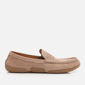 02AYH265230A300 Hakiki Deri Kum Beji Erkek Loafer
