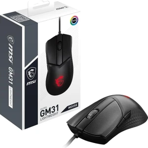 Msı Gg Clutch GM31 Lightweight Gamıng Mouse 12000 Dpı Optık Sensor Rgb LED Oyuncu Faresı