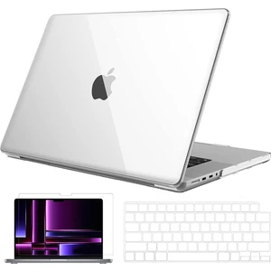 Nezih Case Apple Macbook Air 13 Inç M1 Çip A2337 Tam Uyumlu Alt Üst Kılıf / Klavye Kılıfı / Ekran Koruyucu Film Seti