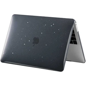 Nezih Case Apple Macbook Air 13.3 M1 2020 Simli Parlak Crystal 360 Derece Tam Korumalı Kapak A1932/A2179/A2337