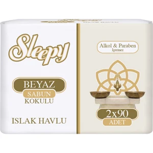 Islak Havlu Beyaz Sabun Kokulu 2 Li