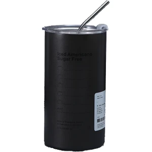 304 Paslanmaz Çelik Çift Duvar Vakumlu Hasır Kupa (Yurt Dışından)