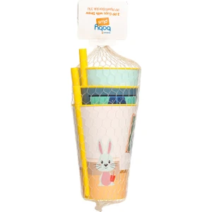 Baby Plus 3lü PP Pipetli Bardak 400 ml