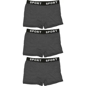 Erkek 3'lü Likralı Sport Slim Fit Boxer Ekonomik Paket