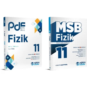 Eğitim Vadisi Yayınları 2024 11.Sınıf Fizik PDF + Soru Seti 2 Kitap