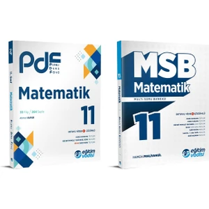 Eğitim Vadisi Yayınları 2024 11.Sınıf Matematik PDF + Soru Seti 2 Kitap