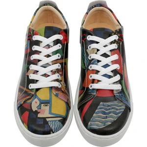 Kadın Vegan Deri Çok Renkli Sneakers - Want Some Color? Tasarım