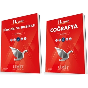 Limit Yayınları 11. Sınıf Edebiyat - Coğrafya Soru Bankası Seti 2 Kitap