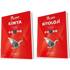 Limit Yayınları 11. Sınıf Kimya - Biyoloji Soru Bankası Seti 2 Kitap