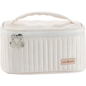 Miss Or Miss Pu Su Geçirmez Kozmetik Çantası Taşınabilir Kozmetik Saklama Çantası Seyahat Taşınabilir Çok Fonksiyonlu Tuvalet Çantası (Yurt Dışından)