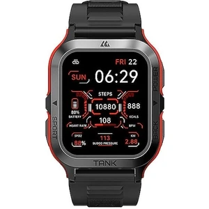 Tank M2 Akıllı Saat - Kvk Teknik Servis Garantili - Kırmızı