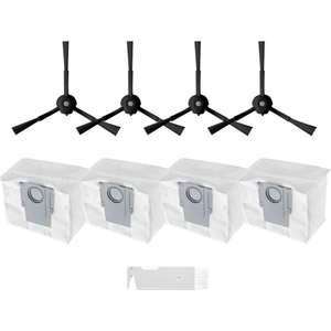 Roborock S8 / S8 Plus / S8 Pro Ultra Robot Süpürge Yedek Yedek Parça Aksesuarları Yan Fırça Toz Torbası (Yurt Dışından)