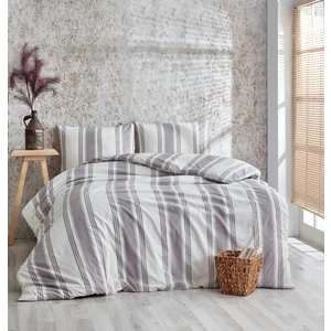 Sesi Textile Nevresim Takımı Çift Kişilik  Naturel İpliği Boyalı