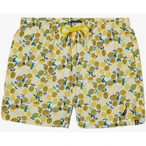 Nautıca Erkek Sarı Baskılı Şort Mayo T35515T.7BZ