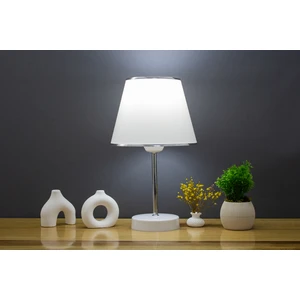Vivido Abajur Beyaz Krom Safir Modern Abajur