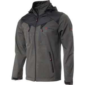 Outdoor Kaplamalı & Baskılı Kapüşonlu Erkek Softshell Ceket