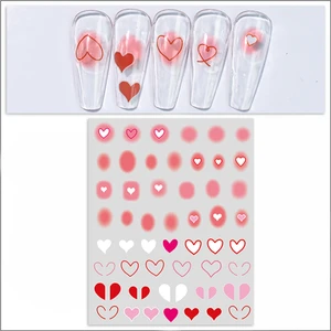 Pop Beauty Nail Art Tırnak Süsleme Sticker, Tırnak Dövmesi, Tırnak Tattoo