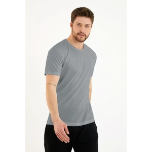 Amazing Crash Basic Erkek Bisiklet Yaka Slim Fit Kısa Kollu T-Shirt