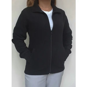 Kadın Kışlık Slim Fit Kalıp Cepli Polar Softshell Mont-Ceket