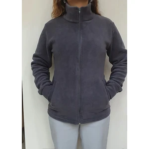Kadın Kışlık Slim Fit Kalıp Cepli Polar Softshell Mont-Ceket