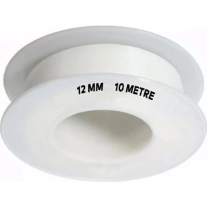 Teflon Sızdırmaz Yalıtım Tesisat Bant Bandı Beyaz 12 mm x 10 Metre