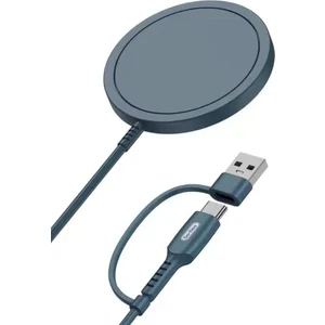 Go Des GD-UC606 2 In 1 USB ve Type-C Portlu Magsafe Wireless Şarj Aleti 15W