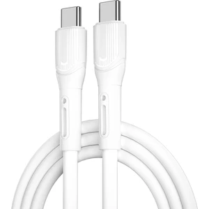 Armor Wİ-C005 Kırılmayı Önleyici 100W Hızlı Şarj Özellikli Type-C To Type-C Pd Kablo 1m Beyaz
