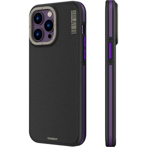 iPhone 14 Pro Uyumlu Kılıf Magsafe Şarj Özellikli Youngkit 600D Kevlar Kapak
