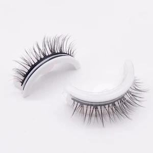 Pop Beauty Doğal İpek Takma Kirpik, Kendinden Yapışkanlı ve Yeniden Kullanılabilir Kirpikler